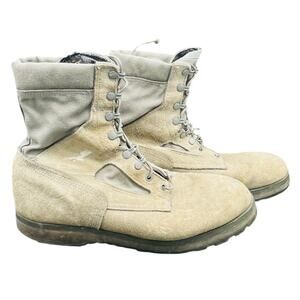 🎖️ McRae Men 13R Desert Tan Vibram Sole Military Combat Boots Tactical Utility